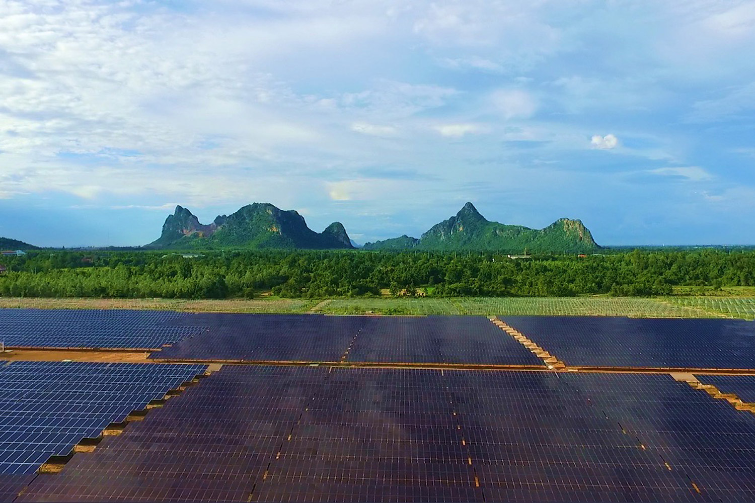 10 MW Poly&Thin Film Module Ground-Mounted Smart PV Plant in Khao Yoi, Thailand 10 MW Poly&Thin Film Module Ground-Mounted Smart PV Plant in Khao Yoi, Thailand